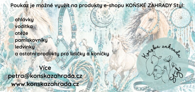 Dárkový poukaz KOŇSKÁ ZAHRADA Styl